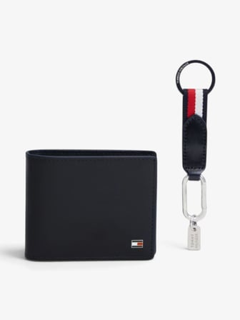 MINI CC WALLET & KEY FOB Erkek Mavi Çanta - AM0AM14805