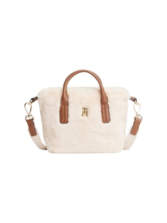POPETTE MICRO TOTE FAUX FUR Kadın Bej Çanta - AW0AW19311