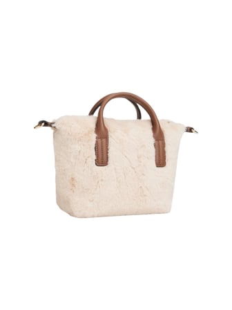 POPETTE MICRO TOTE FAUX FUR Kadın Bej Çanta - AW0AW19311