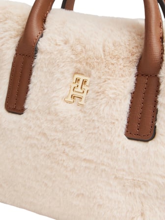 POPETTE MICRO TOTE FAUX FUR Kadın Bej Çanta - AW0AW19311