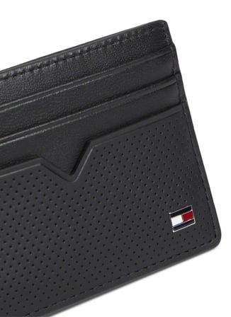 Tommy Hilfiger Siyah Erkek Kartlık TH ELEMENT CC HOLDER