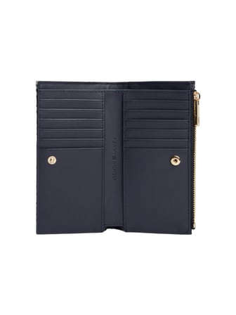 TH ICON LONG BIFOLD JACQUARD Kadın Mavi Çanta - AW0AW19003