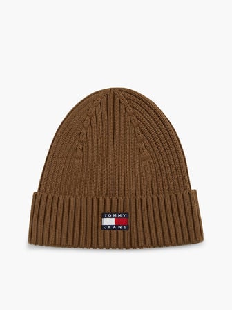 TOMMY HILFIGER Erkek Marka Logolu Günlük Kullanıma Uygun Haki Bere AM0AM13669 GWI