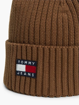 TOMMY HILFIGER Erkek Marka Logolu Günlük Kullanıma Uygun Haki Bere AM0AM13669 GWI