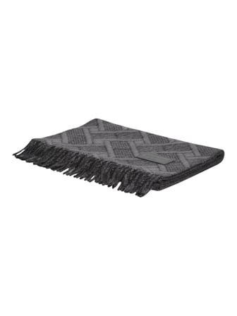 TH FLAG JACQUARD SCARF Erkek Siyah Atkı - AM0AM14770