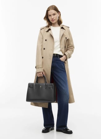 Tommy Hilfiger El Çanta, Standart, Siyah
