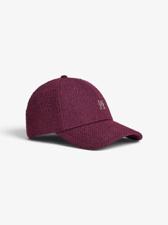 TH ELEVATED CHIC BOUCLE CAP Kadın Kırmızı Şapka - AW0AW19096