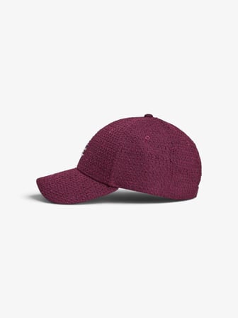TH ELEVATED CHIC BOUCLE CAP Kadın Kırmızı Şapka - AW0AW19096