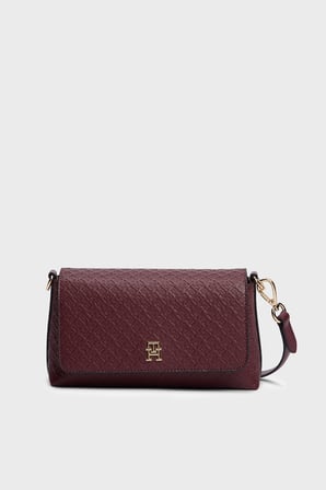 Tommy Hilfiger Logolu Ayarlanabilir Askılı Çanta Kadın ÇANTA AW0AW18997 XUT BORDO