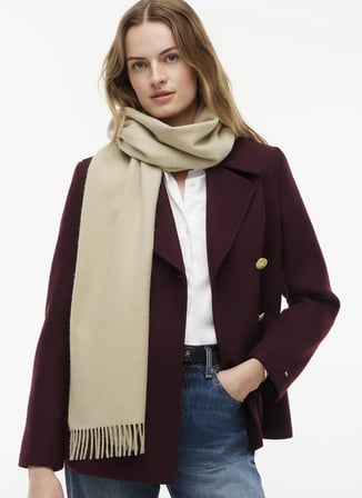 Tommy Hilfiger Şal, Standart, Bej