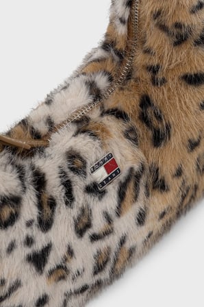 Tommy Jeans Leoparlı Omuz Askılı Çanta Kadın ÇANTA AW0AW19264 0HD KAHVE