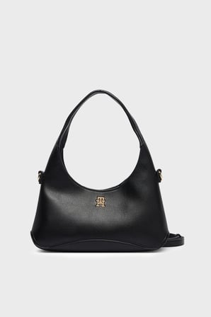 Tommy Hilfiger Logolu Çıkarılabilir Askılı Çanta Kadın ÇANTA AW0AW19185 BDS SİYAH