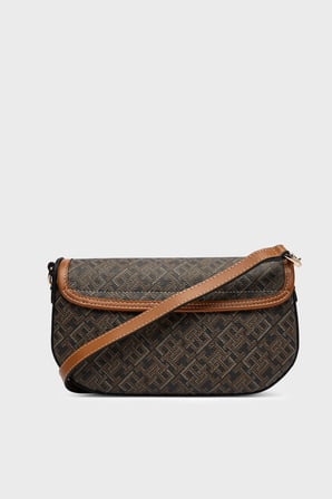 Tommy Hilfiger Logolu Ayarlanabilir Askılı Çanta Kadın ÇANTA AW0AW19172 0GJ SİYAH