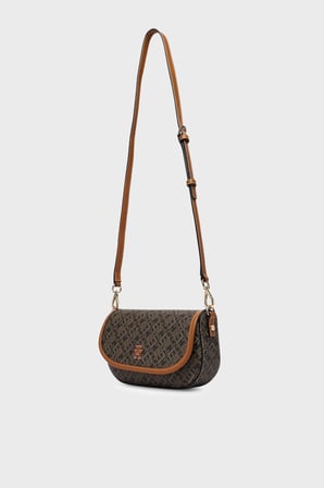 Tommy Hilfiger Logolu Ayarlanabilir Askılı Çanta Kadın ÇANTA AW0AW19172 0GJ SİYAH