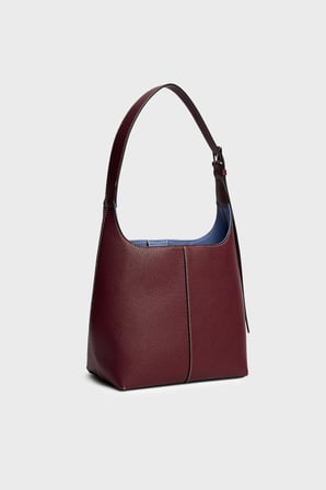 Tommy Jeans Logolu Omuz Askılı Çanta Kadın ÇANTA AW0AW19062 H04 KAHVE