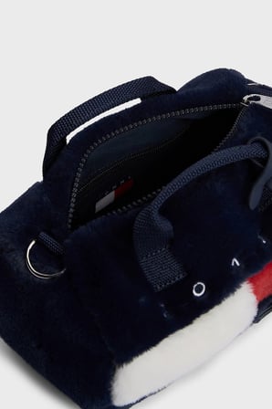 Tommy Jeans Logolu Çıkarılabilir Askılı Peluş Çanta Kadın ÇANTA AW0AW19080 C1G LACİVERT
