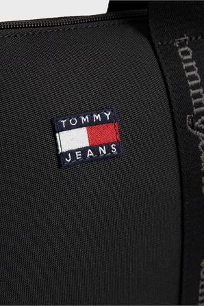 Tommy Jeans Logolu Çıkartılabilir Askılı Çanta Kadın ÇANTA AW0AW19038 BDS SİYAH