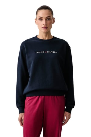 Tommy Hilfiger Kadın Lacivert Essential Sweatshirt UW0UW06619