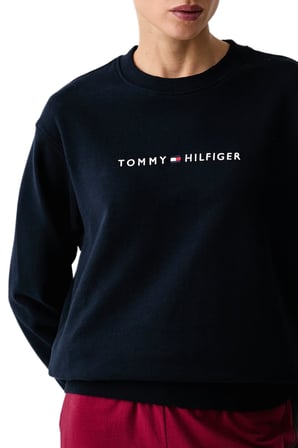 Tommy Hilfiger Kadın Lacivert Essential Sweatshirt UW0UW06619