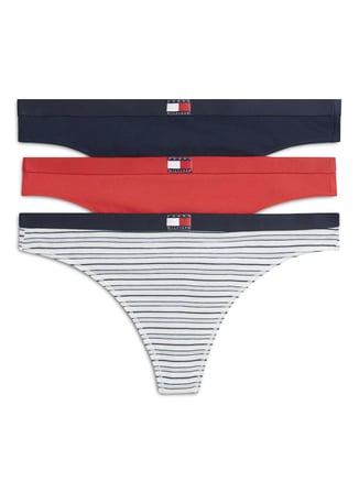 Tommy Hilfiger UW0UW061390LC Beyaz Kadın Tanga