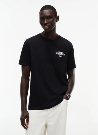 Tommy Hilfiger T-Shirt, L, Siyah
