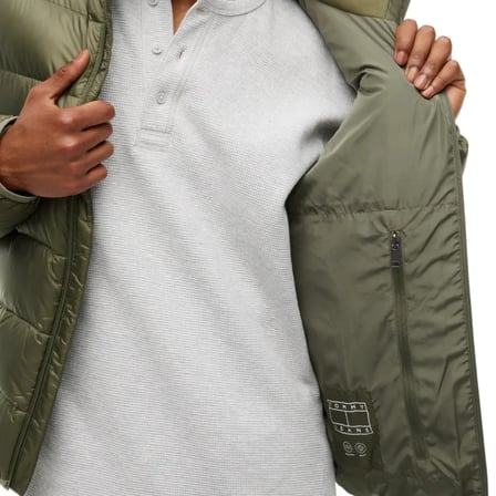 TOMMY HILFIGER Erkek Marka Logolu Günlük Kullanıma Uygun Haki Mont DM0DM23231 M04