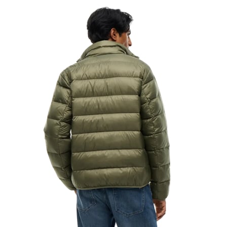 TOMMY HILFIGER Erkek Marka Logolu Günlük Kullanıma Uygun Haki Mont DM0DM23231 M04