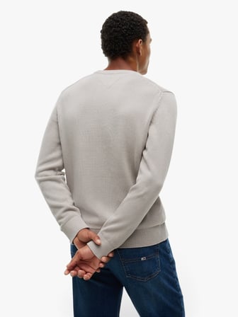 TJM SLIM ESS SWEATER EXT Erkek Gri Kazak - DM0DM21787