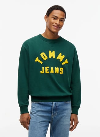 Tommy Jeans Sweatshirt, L, Yeşil