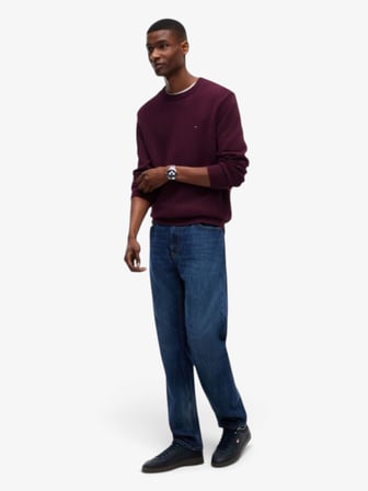 TJM SLIM ESS SWEATER EXT Erkek Mor Kazak - DM0DM21787