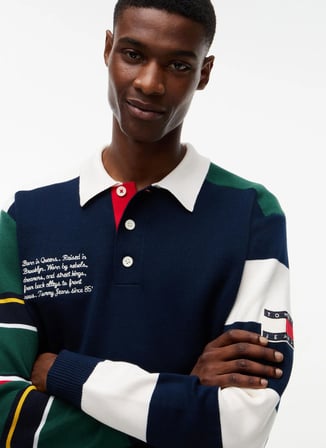 Tommy Jeans Kazak, L, Koyu Mavi