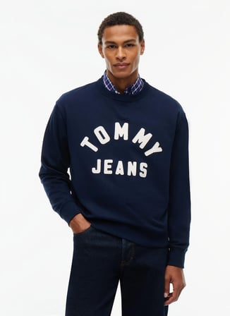 Tommy Jeans Sweatshirt, L, Koyu Mavi
