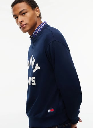 Tommy Jeans Sweatshirt, L, Koyu Mavi