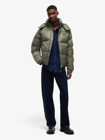TJM ALASKA DOWN PUFFER EXT Erkek Yeşil Mont - DM0DM22036