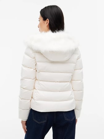 TOMMY HILFIGER Kadın Marka Logolu Günlük Kullanıma Uygun BBeyazZ Mont DW0DW23409 YBH