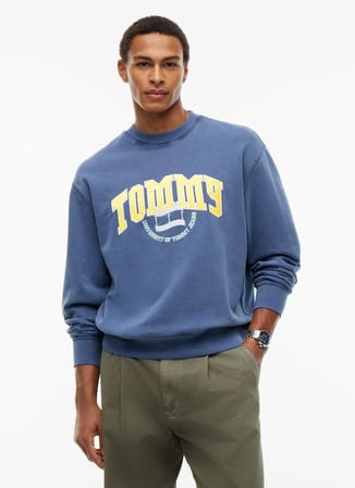 Tommy Jeans Sweatshirt, L, Koyu Mavi