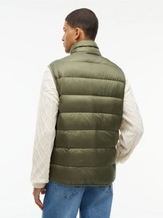 TOMMY HILFIGER Erkek Marka Logolu Günlük Kullanıma Uygun Haki Yelek DM0DM23232 M04