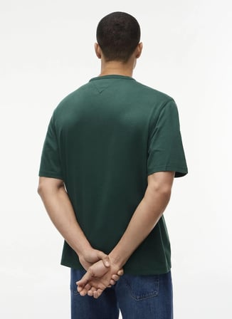 Tommy Jeans T-Shirt, L, Yeşil
