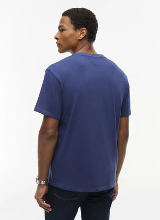 Tommy Jeans Lacivert Erkek T-Shirt DM0DM23602DB7 TJM RLX DNA PLAY TEE