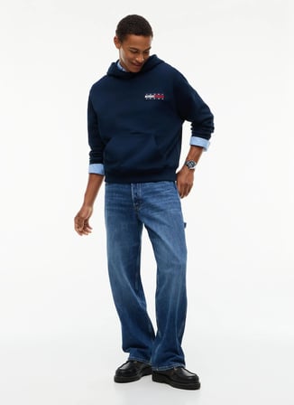 Tommy Jeans Sweatshirt, L, Koyu Mavi