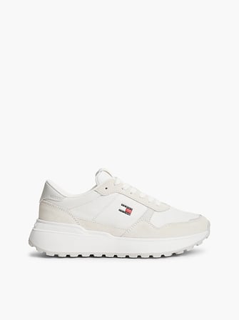 TOMMY HILFIGER Kadın Marka Logolu Günlük Kullanıma Uygun Ekru Sneaker EN0EN03123 YBL
