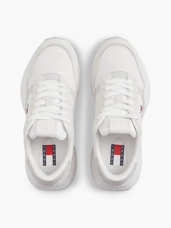 TOMMY HILFIGER Kadın Marka Logolu Günlük Kullanıma Uygun Ekru Sneaker EN0EN03123 YBL
