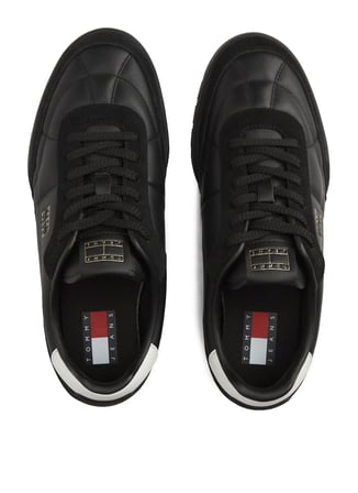 Tommy Hilfiger Siyah Erkek Sneaker TOMMY JEANS LOW LTH RUNNER