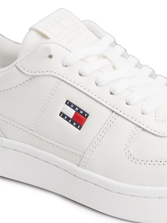 TOMMY HILFIGER Kadın Marka Logolu Günlük Kullanıma Uygun Ekru Sneaker EN0EN03131 YBL