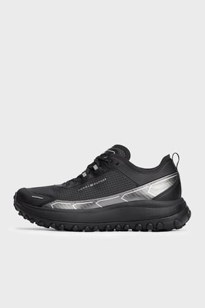 Tommy Hilfiger Logolu Sneaker Ayakkabı Erkek AYAKKABI FM0FM06066 BDS SİYAH