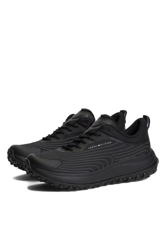 Tommy Hilfiger Siyah Erkek Sneaker THE CANYON X M KNIT RUNNER