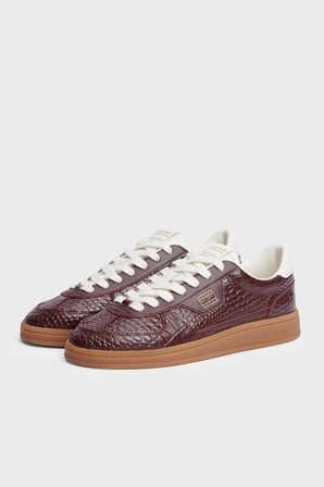 Tommy Jeans Hakiki Deri Sneaker Ayakkabı Kadın AYAKKABI EN0EN03121 GSA KAHVE