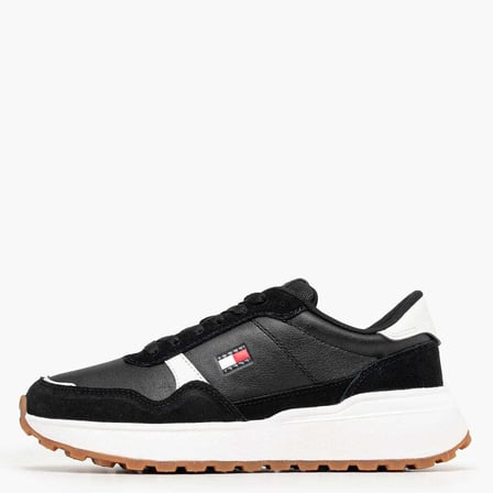 TOMMY HILFIGER Kadın Marka Logolu Günlük Kullanıma Uygun Siyah Sneaker EN0EN03123 BDS