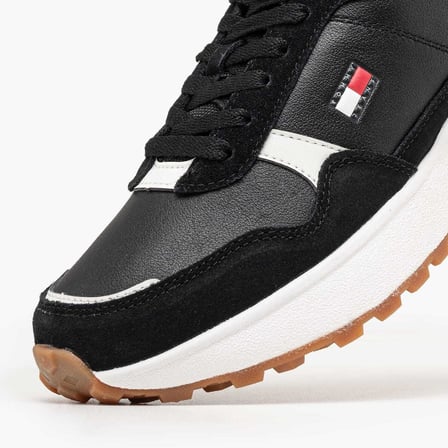 TOMMY HILFIGER Kadın Marka Logolu Günlük Kullanıma Uygun Siyah Sneaker EN0EN03123 BDS