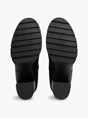 TOMMY HILFIGER Kadın Marka Bayrak Logolu Chelsea Modeli Bağcıksız Topuklu Şık Görünüşlü Siyah Bot & Bootie EN0EN03112 BDS
